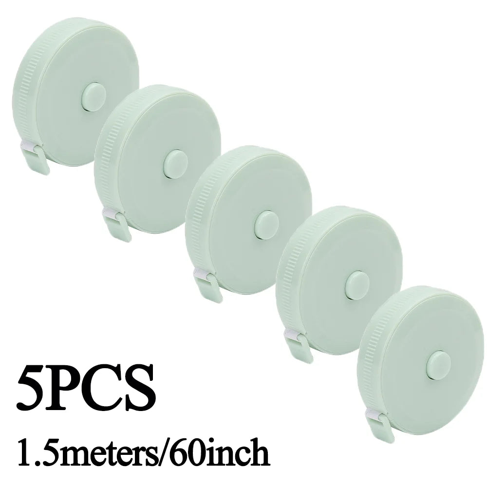 1.5m/60In Small Tape Measure Portable Plastic Tape Measure for Weight Loss Medical Body Measurement Tailor Measure Clothes Waist