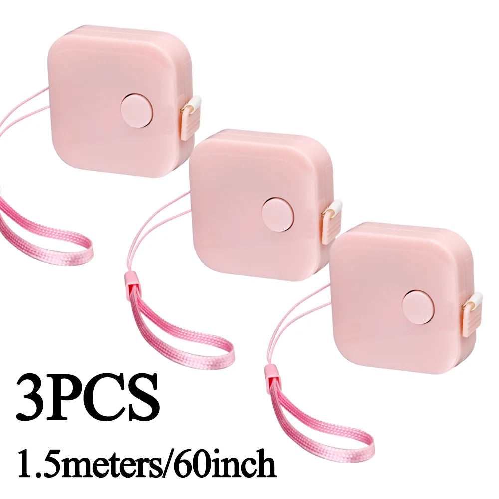 1.5m/60In Small Tape Measure Portable Plastic Tape Measure for Weight Loss Medical Body Measurement Tailor Measure Clothes Waist